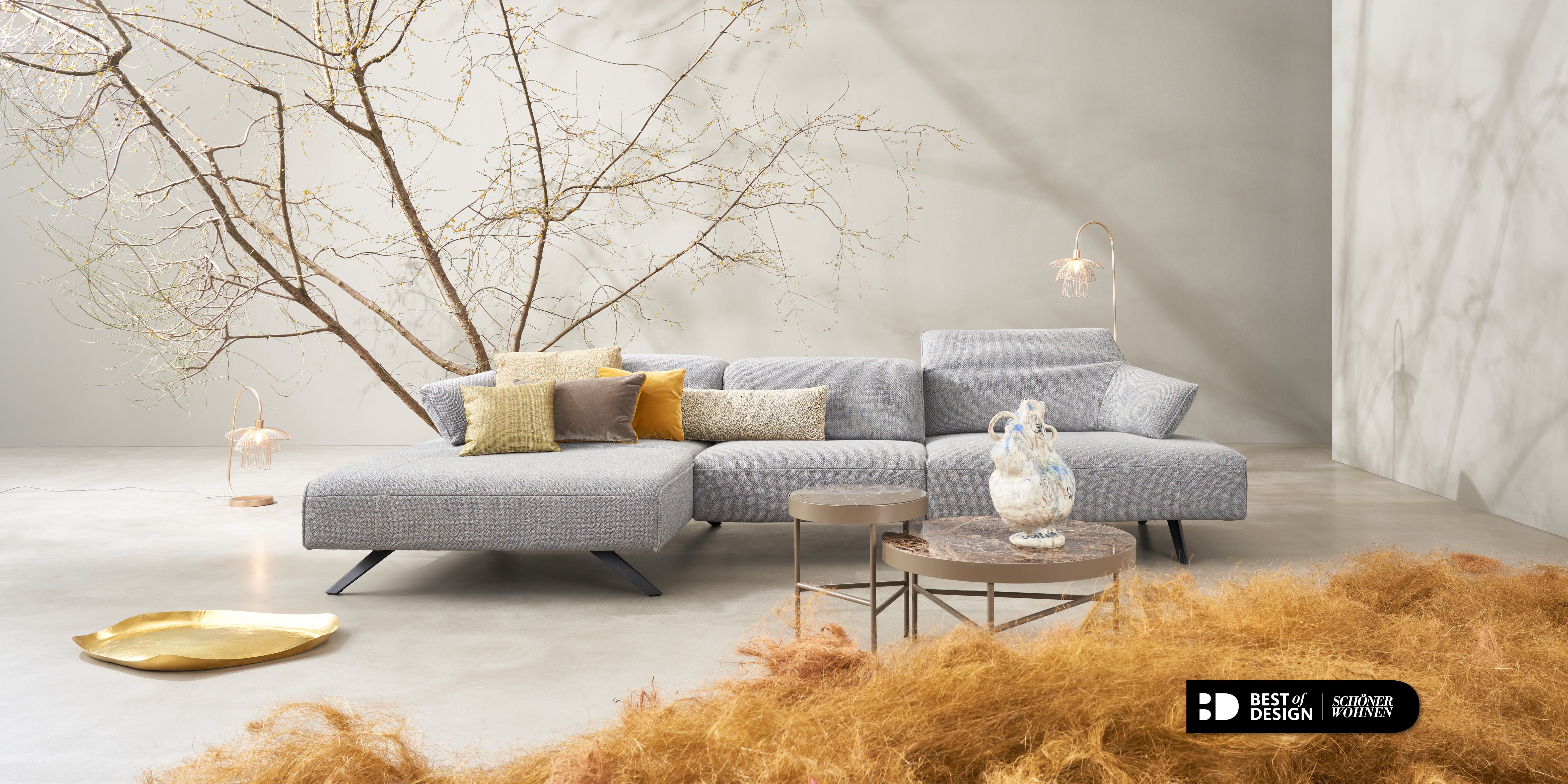 Ausgezeichneter Komfort - das Sofa SIGNA 1052 von himolla