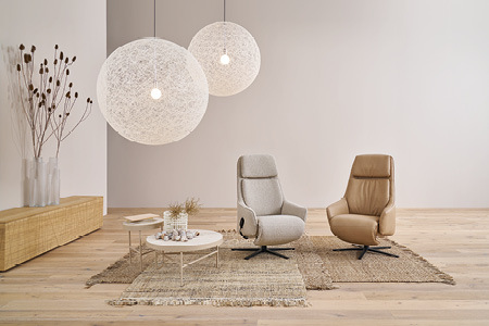 Exklusiver Sessel mit markantem Design