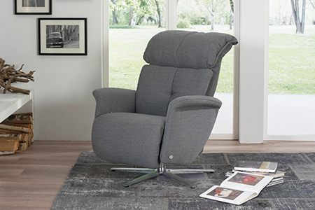 Comfortable recliner – also available with motor and Lift & Rise