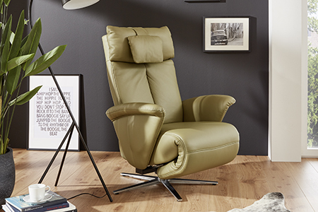 Television and reclining chair without compromise: the S-LOUNGER 7804